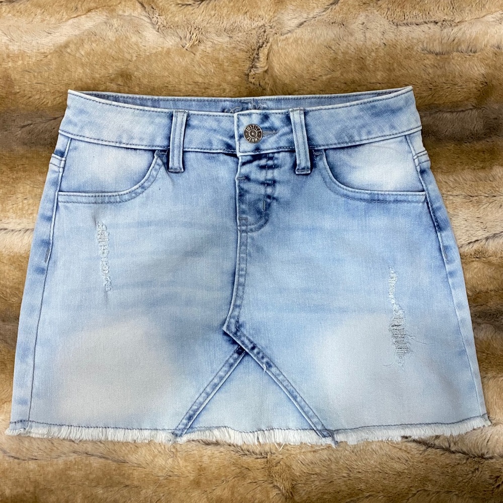 Justice jean skirt